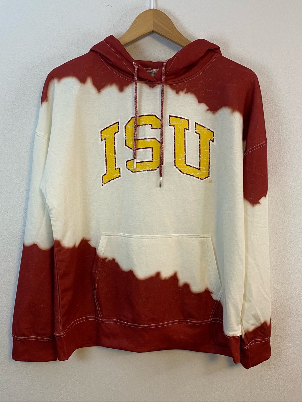 Gameday Couture NWT Iowa State University Hoodie Red Yellow White Medium